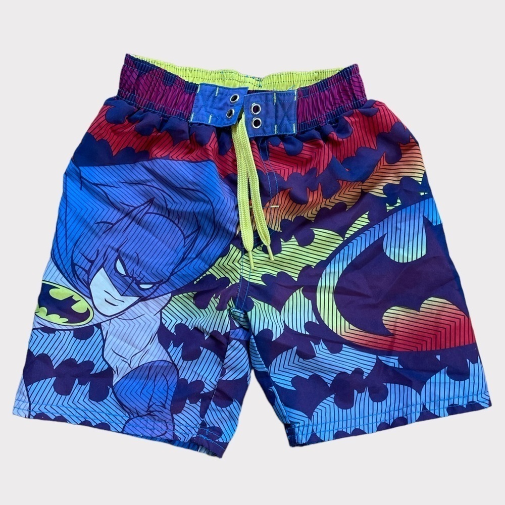 𝅺DC Comics Batman Swim Trunks Size 4
